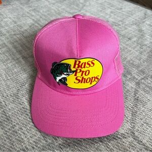 Bass Pro Shops Adult Unisex Pink Outdoors Fishing SnapBack Trucker Hat